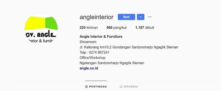 Instagram CV Angle Interior